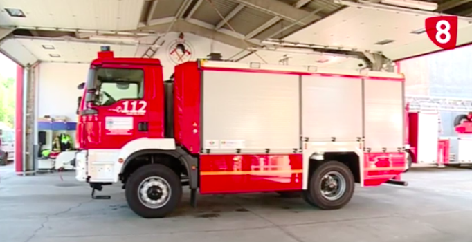 Béjar cuenta con un nuevo camión para intervenciones de #bomberos con mercancías peligrosas