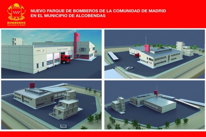 El nuevo parque de #bomberos de Alcobendas estará finalizado en octubre de 2019